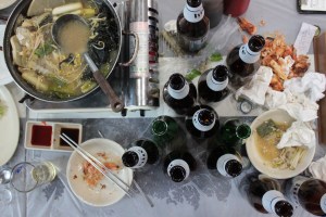 Bell Post afternoon consumption table