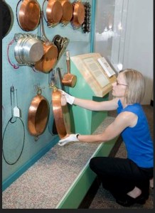 Paula Johnson copper pots Julia Child